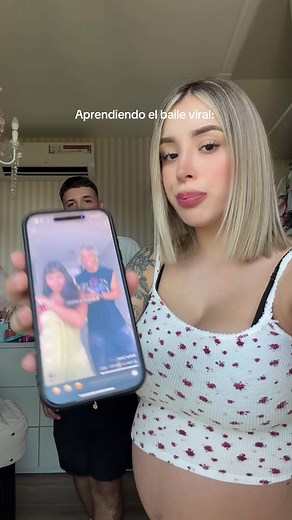 Borrador con pancita 🥹🩷 | Aprendiendo baile viral