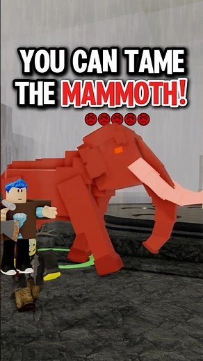 You Can TAME THE MAMMOTH in 99 Nights in the Forest Taming Update!! #roblox