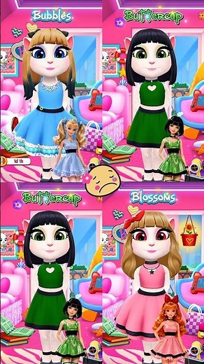 Cry baby cry trend Powerpuff Girls transition 🤡💚🩵🩷 #crybabytrend #crybabycry #crybaby