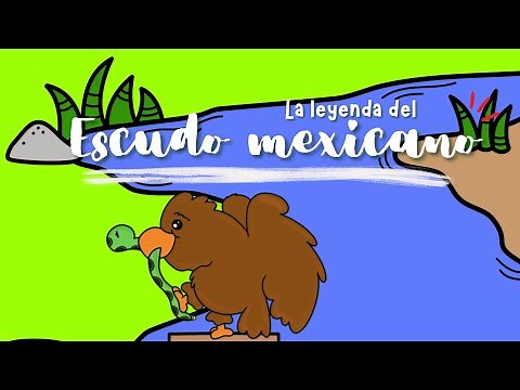 La leyenda del escudo nacional mexicano para niños