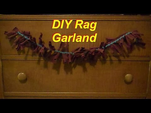 How to Make a Rag Strip Garland