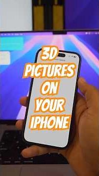 How to get spatial pictures on iPhone | iOS 26 | Spatial video #spatialPicture #3dPicture