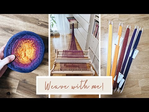 Studio Vlog 3| Rigid Heddle Loom Weaving - Making Shawls From Start To Finish | Croby Patterns