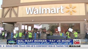 Renewed criticism over wages at Walmart