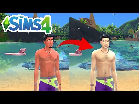 How To Remove Tan (Cheat) - The Sims 4