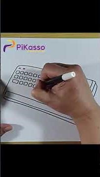 How to Draw a Computer Keyboard Layout Easy in Less Than One Minutes