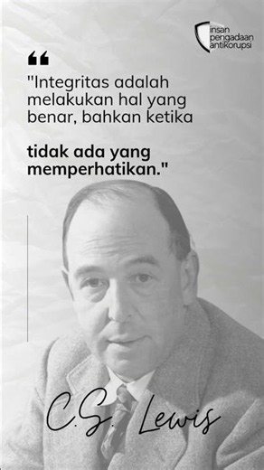 Integritas #integrity #integritas #cslewis