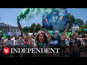 Live: Protestors take to streets of DC in response to Roe v Wade