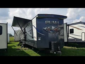 2019 Puma 39PQB 2 bedroom Destination Trailer with Quad bunks @ Camp-Out RV in Stratford