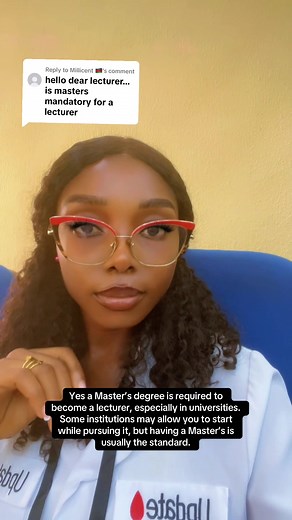 Master's Degree for University Lecturers