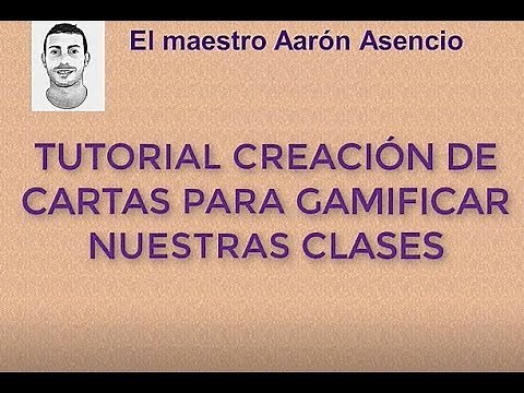 Creación de cartas para gamificaciones