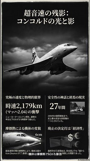 ✈️音速の貴公女：コンコルドの栄光と終焉