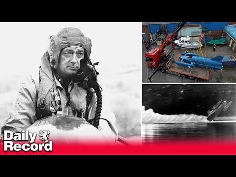 Donald Campbell's boat Bluebird K7 returns to Coniston after 23-year restoration project