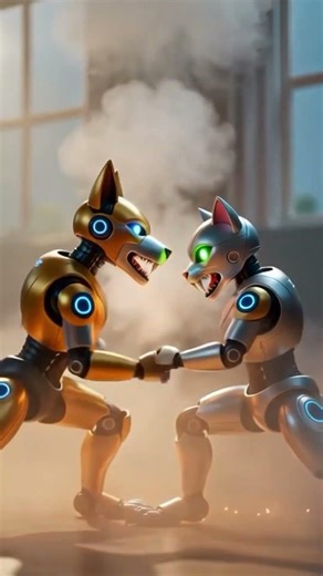 You Won’t Believe This Cat & Dog Robot Evolution!c #robotbattle