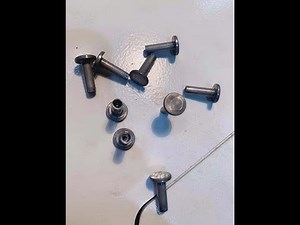 stainless 430 deep hole rivet cold forging machine