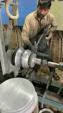 Amazing Aluminium Plate Making Process | Skilled Metal Worker at Lathe Machine