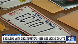 Ghostbusters-inspired license plate gives NY man toll headache