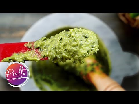 Pesto Genovese Recipe | Homemade Basil and Pesto with a Mortar and Pestle in 10 Minutes!