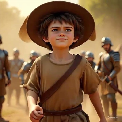 DAVID VS GOLIATH. A POWERFUL 20 SECOND BIBLE STORY