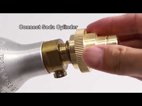 Quick adapter for sodastream DUO TERRA ART type solid brass