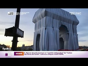 Arc de Triomphe emballé: l'œuvre d'art de Christo fait (déjà) beaucoup réagir