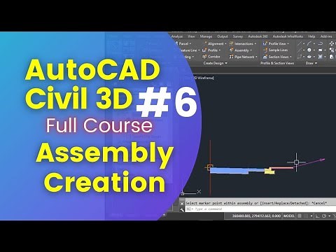 06 Assemblies and Subassemblies in Civil 3D Complete Training Videos and Tutorial