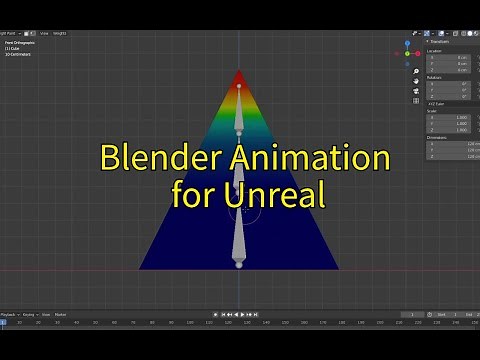 How to Create Blender Animation for Unreal