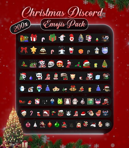 Christmas Emoji Pack: Animated Holiday Emojis for Discord & Twitch - Etsy UK