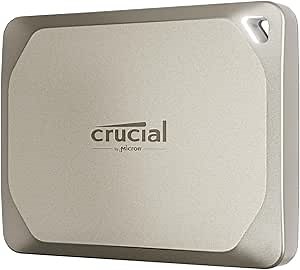 Crucial X9 Pro for Mac 4TB Portable SSD, Up to 1050MB/s Read/Write, 3.2 USB-C, External Solid State Drive, Optimized for Apple Devices, for Professional Creators, Light Gold - ‎CT4000X9PROMACSSD9B02