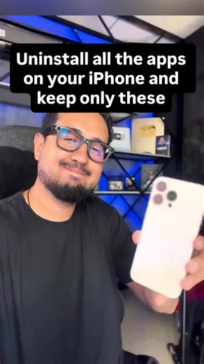 Thiago Augusto on Instagram: "Uninstall all the apps on your iPhone and keep only these #jornadatopusa #app #tech #tips #iphone"