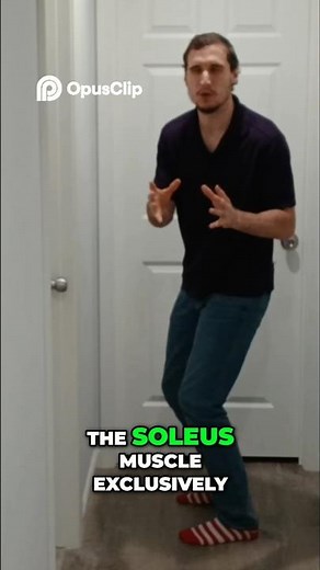 Why You Should Bend Your Knees During Standing Soleus Push Up