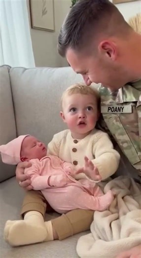 Toddler Goes FULL Bodyguard Mode Over Baby 😂🛑#ProtectiveToddler #SiblingLove #FunnyKids