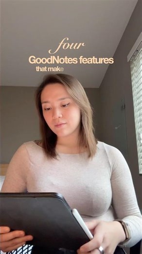 4 GoodNotes features that make note-taking and planning easier ✏️☁️😌 try this on your iPad 📲