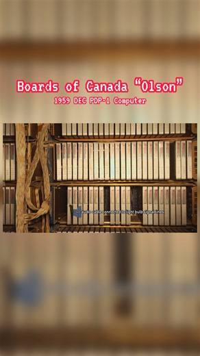 CHM volunteer Joe Lynch shows off a 1959 DEC PDP-1 playing “Olson” by Boards of Canada (1998) through its control panel lights. With Peter Samson’s 1962 Harmony Compiler and 603 bytes of music data, this demonstration showcases the ingenuity of early computing and the creative possibilities of the PDP-1. Watch the full video here: https://youtu.be/wubkrBd3-gg?si=NqJgKPSKPD80Zd_l | Computer History Museum
