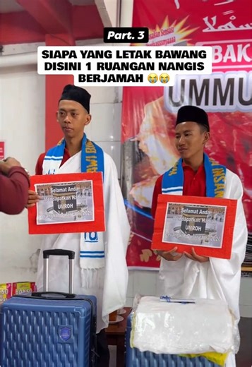 Masyaallah Happy Ending 😭😭 2 orang menangis bahagia, 1 ruangan ikut menangis bahagia, sedikit cerita dari owner @baksolava_ummuakbar beliau berdua ini memang pekerja yg luar biasa, ulet, tangguh, penolong dan tidak suka itung2an soal kerjaan… Masyaallah sikap dan sifat baik itulah yang menggerakkan hati owner @baksolava_ummuakbar memilih mereka..Takbiiirr 🤗🤗 Semoga yang komen segera Allah panggil menjadi tamunya Allah untuk berhaji dan umroh..amiiin yang khusyu’ 🤲🤲 #fyp #lfl #umroh #baksol