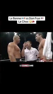 Le Banner 🇫🇷 vs Don Frye 🇺🇸 le Choc 😳🥊 #kickboxing #glorykickboxing
