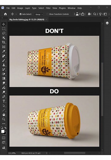 Photoshop Coffee Cup Mockup Tutorial | Easy Design Tips