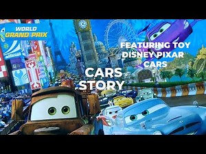 Disney Pixar Cars, World Grand Prix Storybook Read Aloud (Featuring Toy Disney Pixar Cars)