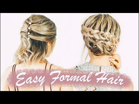 Easy Short Hairstyles For Prom (& Weddings, & Formals!) - KayleyMelissa