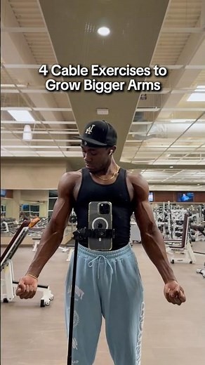 4 Cable Exercises to Grow Bigger Arms 🦾