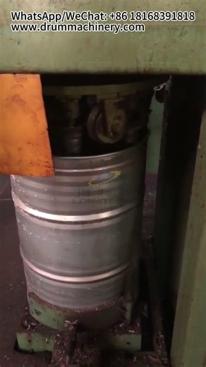 beading machine for used steel drum