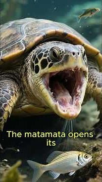 🐢🍃 Meet the Matamata Turtle: The Master of Disguise! 🍃🐢#Matamataturtle #animals #animalfacts