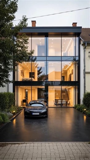 AI Built This Glass House 🏡 #trending #ai #house #shortvideo #viral #trendingtopic #shorts #like