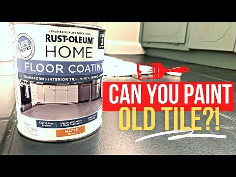How To Paint A Tile Floor Using Rustoleum Floor Paint | RUST-OLEUM FLOOR COATING