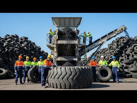 Inside the Modern Car Tire Factory – The Incredible Way They Are Made
