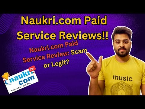 Naukri.com Paid Service Review: Should we take Naukri premium? | Naukri Fast Forward Services #video