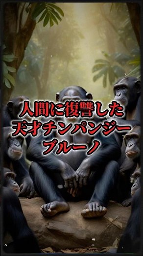 【閲覧注意】人間に復讐した天才チンパンジー「ブルーノ」 #未解決事件 #都市伝説 #怖い話 #チンパンジー #shorts