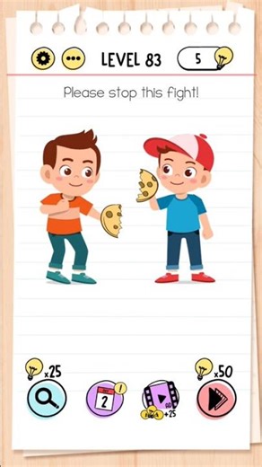 Brain Test Tricky Puzzles | Level 83 | Please stop the fight | #braintestsolution #puzzlesolving