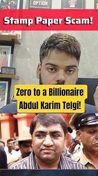 The Man Who Scammed India for ₹22,000 Crores | Abdul Karim Telgi Story