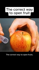 The correct way to open fruit | Life Tips